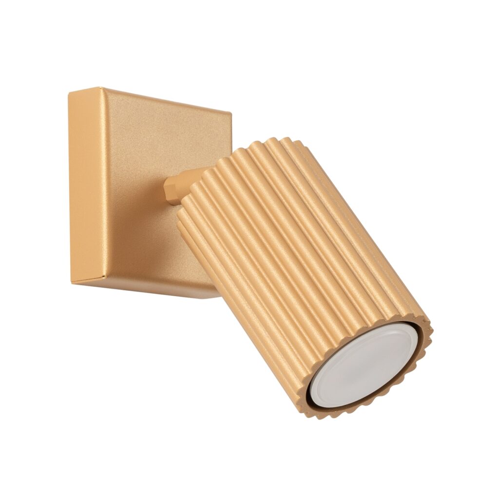 Wandlamp KARBON goud aluminium
