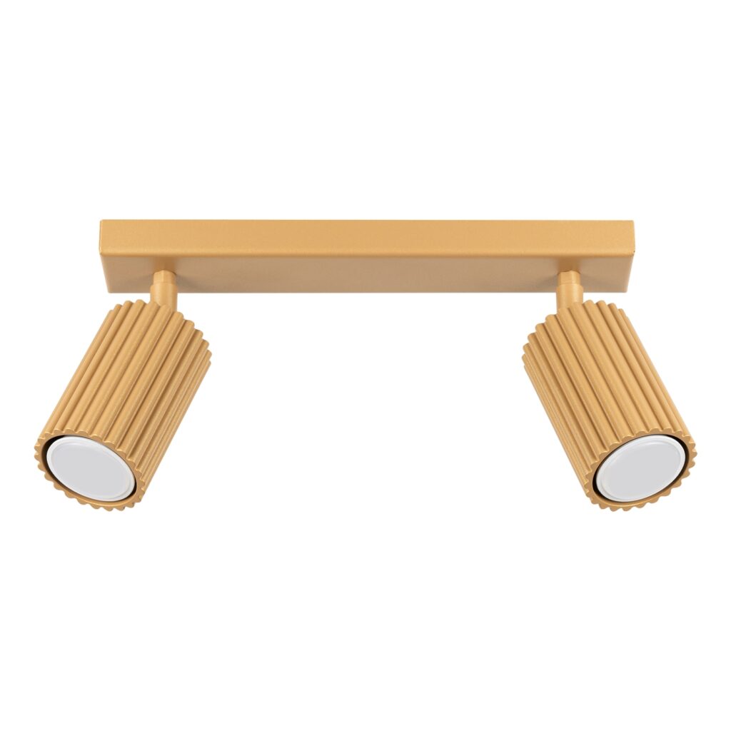 Plafondlamp KARBON 2 goud aluminium