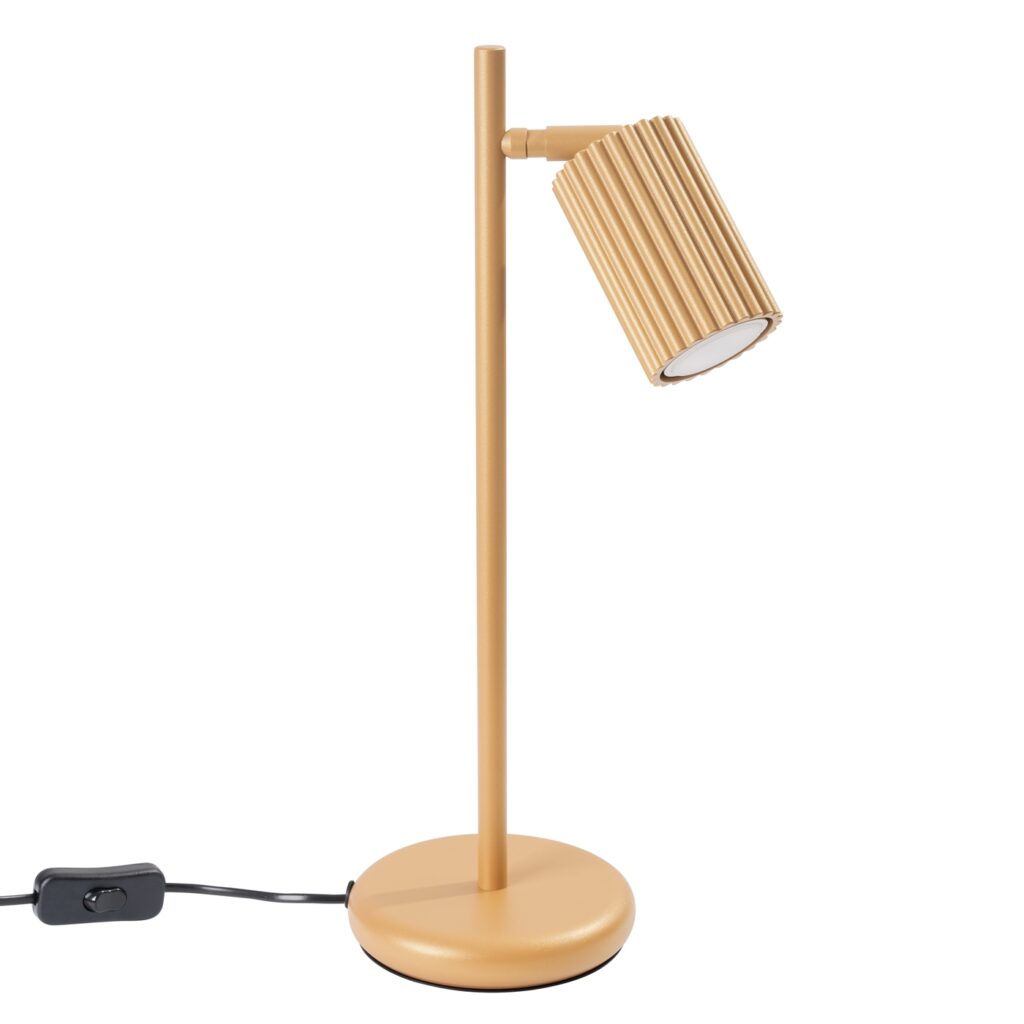 Tafellamp KARBON goud aluminium