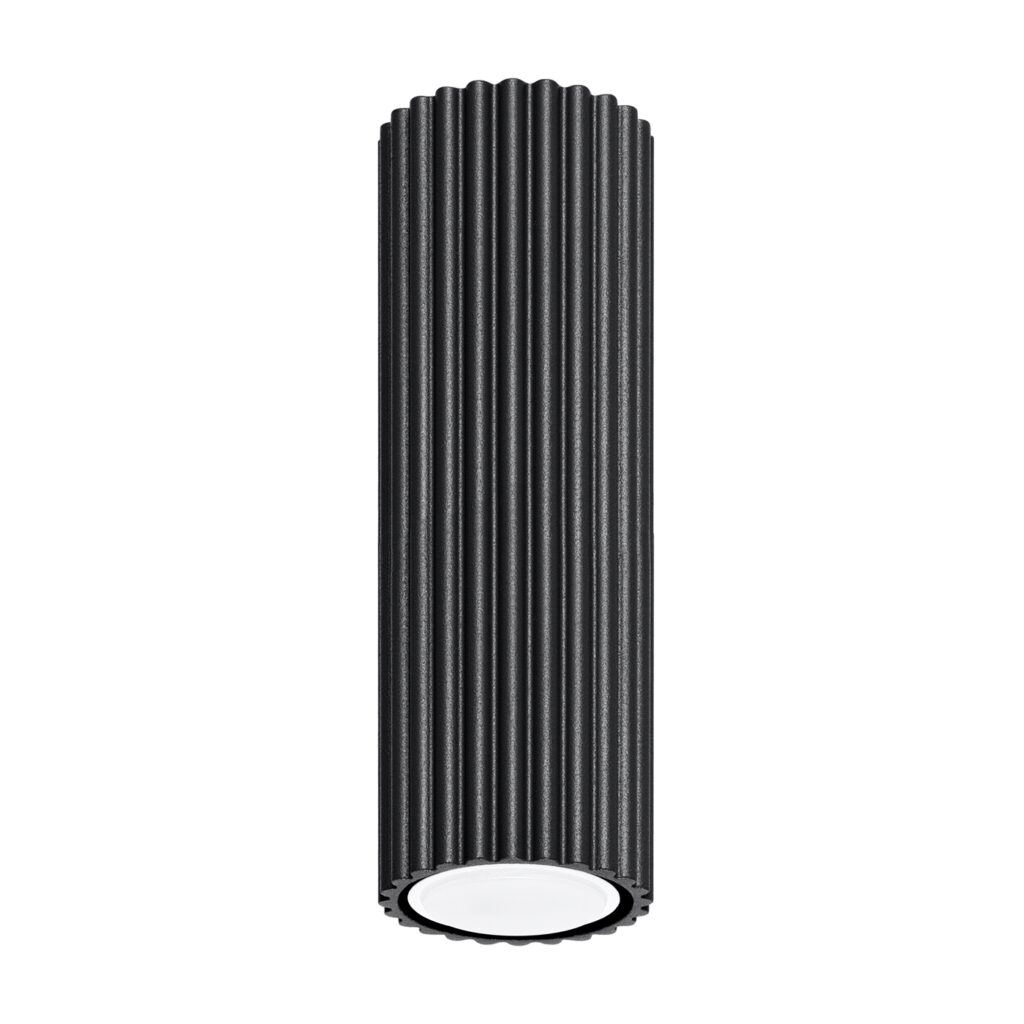 Plafondlamp KARBON 20 zwart aluminium