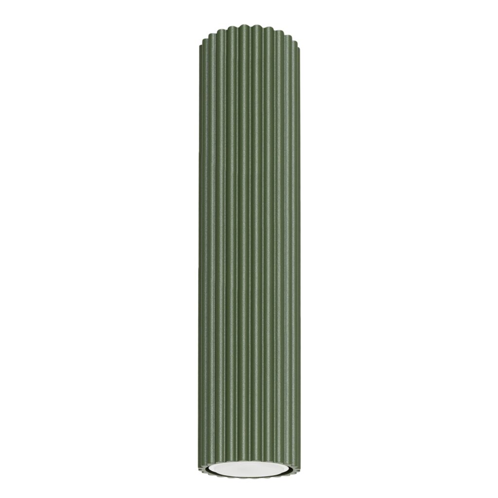 Plafondlamp KARBON 30 olijfgroen aluminium