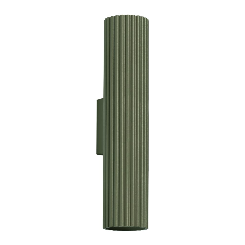 Wandlamp KARBON 30 olijfgroen aluminium
