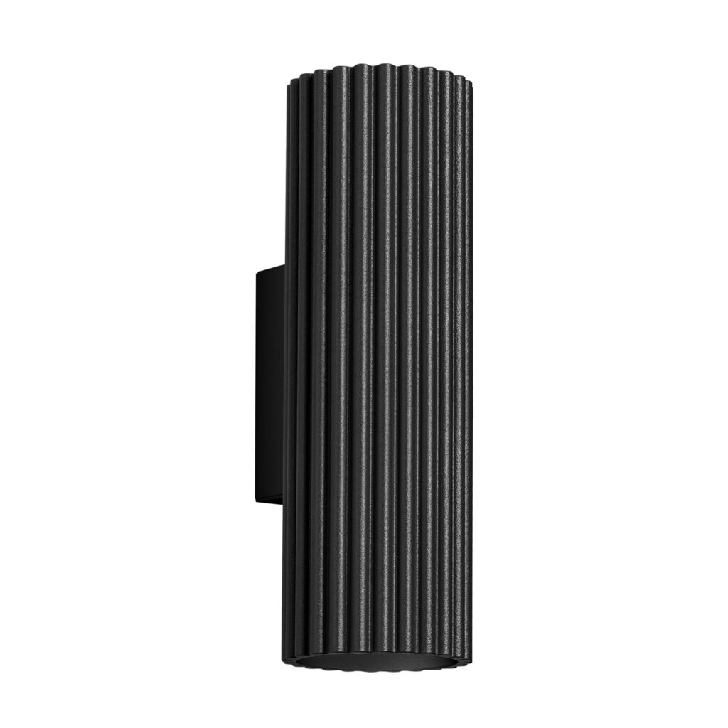Wandlamp KARBON 20 zwart aluminium
