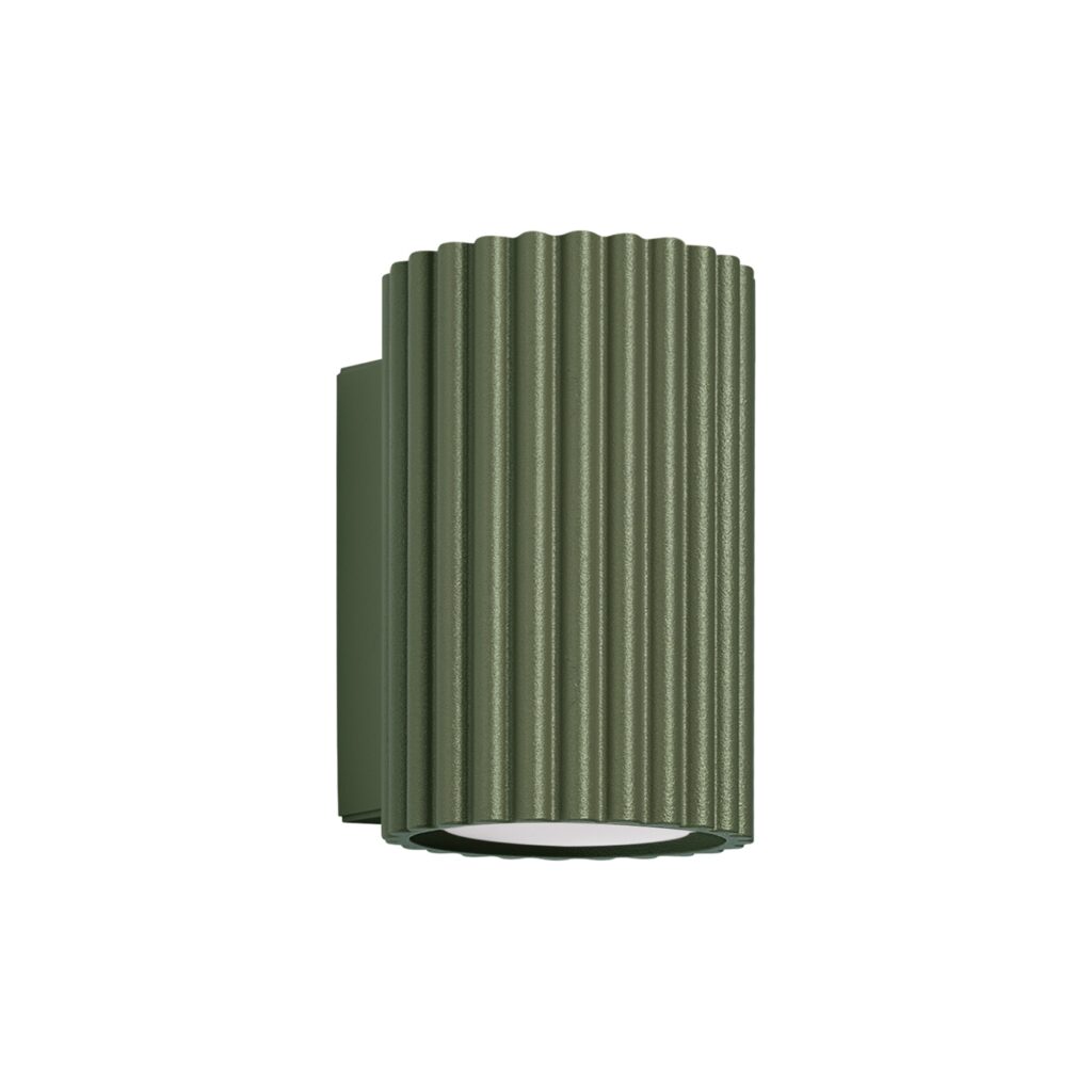 Wandlamp KARBON 10 olijfgroen aluminium
