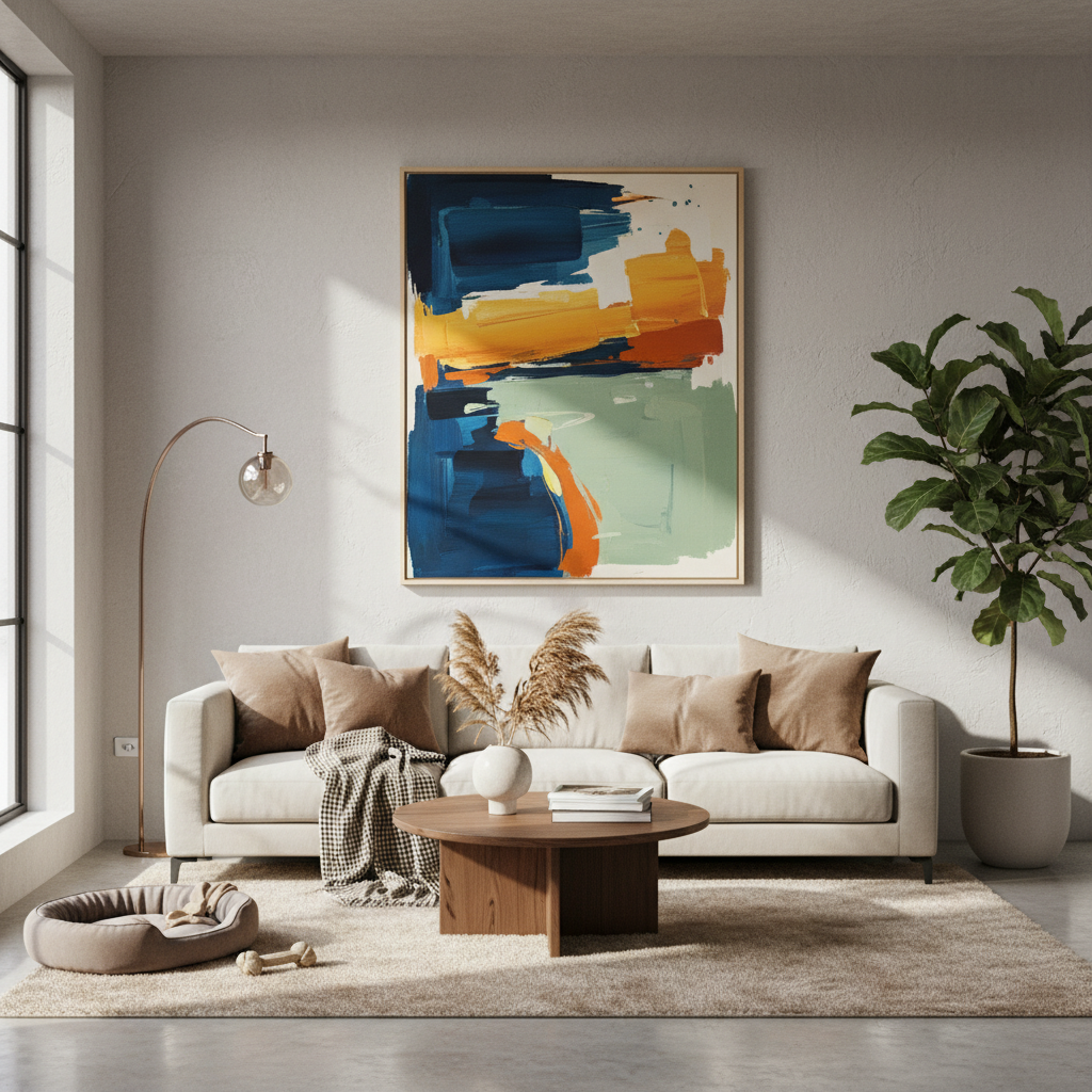 De invloed van abstracte kunst op je interieur