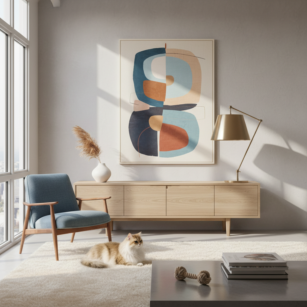 Hoe kies je abstracte kunst voor je interieur