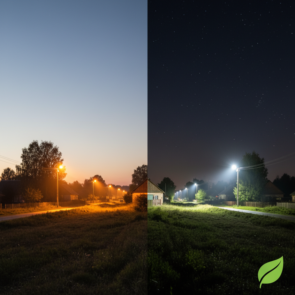 Milieu-impact van LED-verlichting