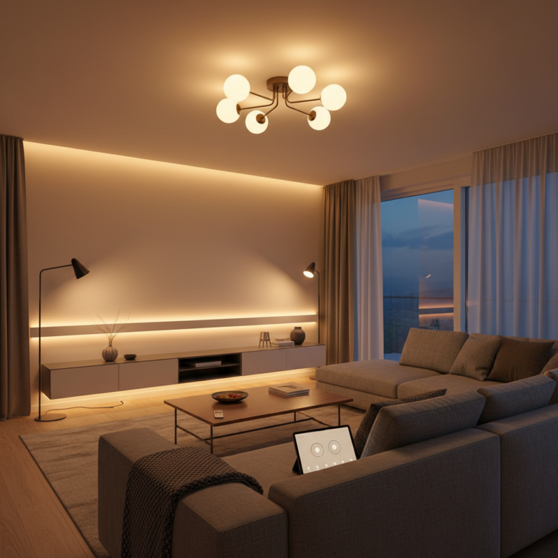 Dimbare led lampen voor woonkamer