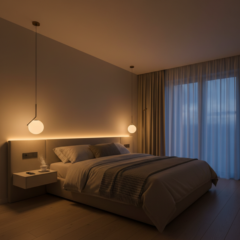Waarom goede Verlichting in de Slaapkamer belangrijk is