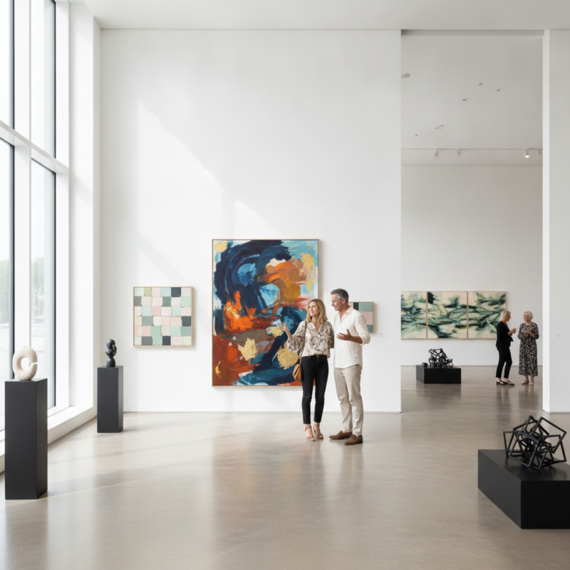 De rol van kunstgalerijen en dealers