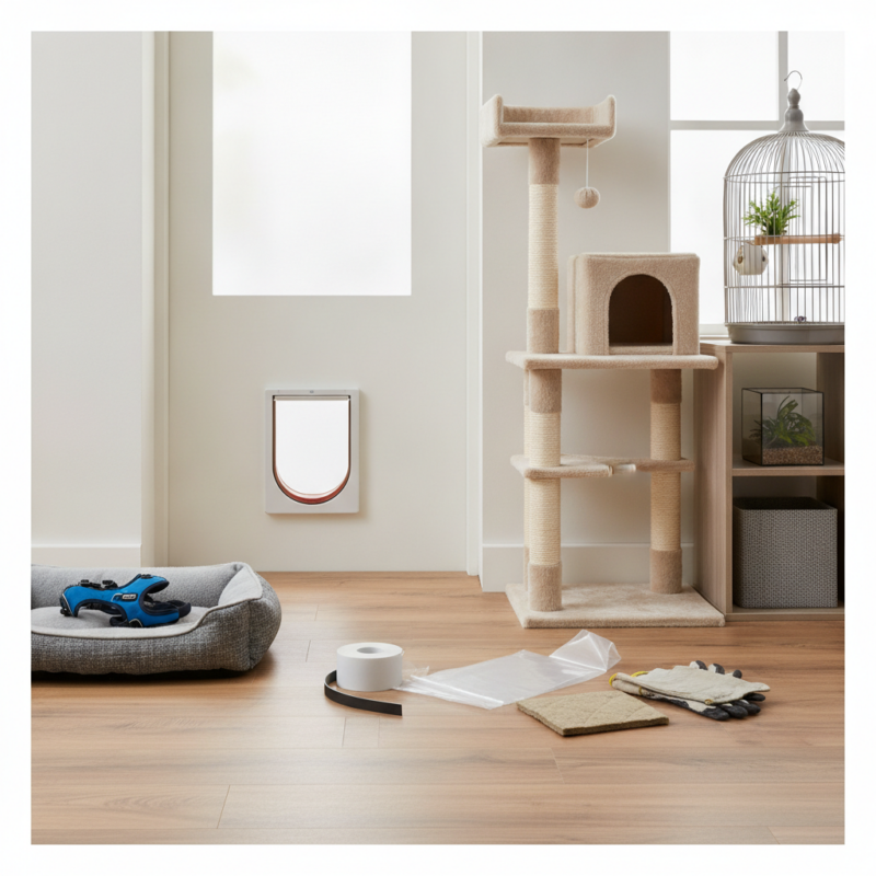 Stapsgewijze handleiding voor het isoleren van je kattenluik